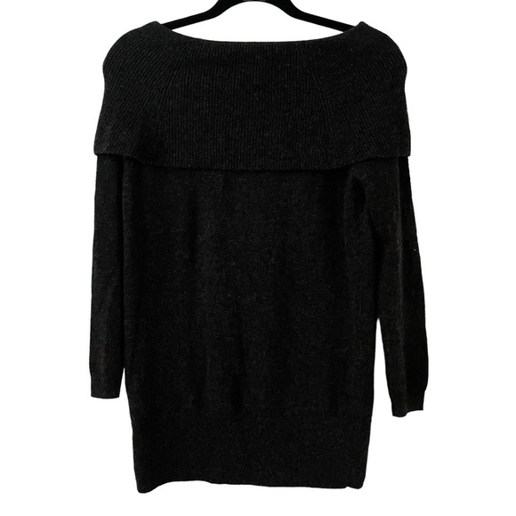 Joie Wool & Cashmere Sibel Sweater, Heather Charcoal, Size XXS - Picture 7 of 8